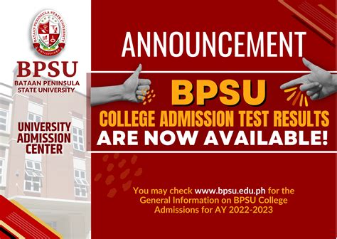 bpsu admission|GENERAL INFORMATION ON BPSU COLLEGE ADMISSIONS .